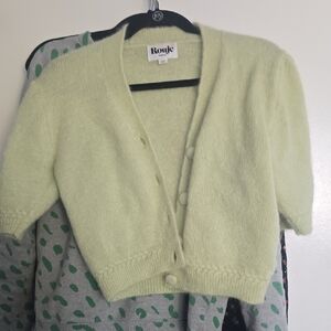Rouje Light Green Cardigan 34